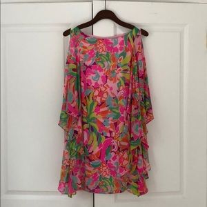 Flamingo print Lilly dress